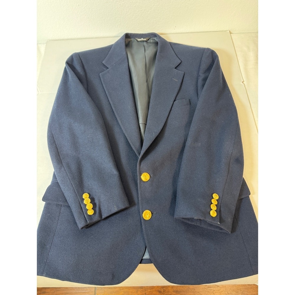 Polo University‎ Club by Ralph Lauren Wool Blazer - Gold Buttons Menswear